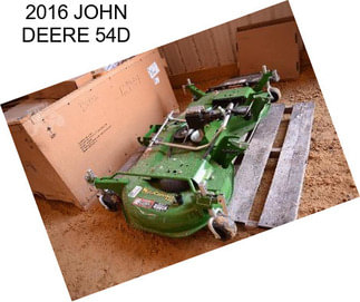 2016 JOHN DEERE 54D