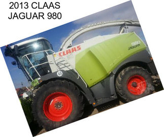 2013 CLAAS JAGUAR 980