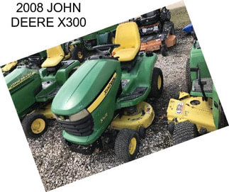 2008 JOHN DEERE X300