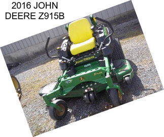 2016 JOHN DEERE Z915B