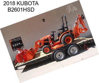 2018 KUBOTA B2601HSD