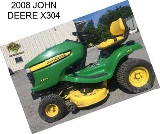 2008 JOHN DEERE X304