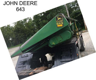 JOHN DEERE 643