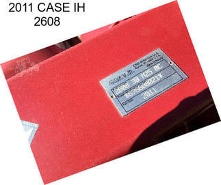 2011 CASE IH 2608