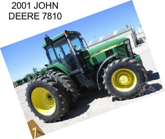 2001 JOHN DEERE 7810