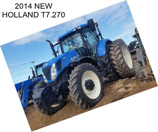 2014 NEW HOLLAND T7.270