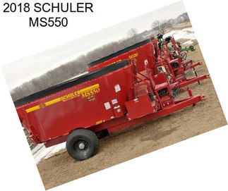 2018 SCHULER MS550