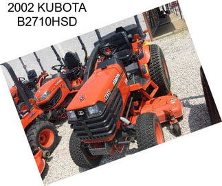 2002 KUBOTA B2710HSD