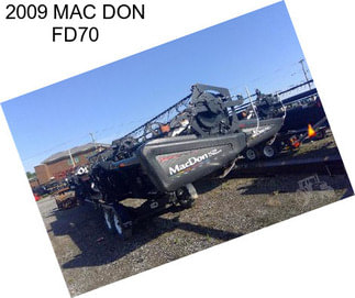 2009 MAC DON FD70