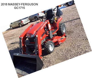 2018 MASSEY-FERGUSON GC1715