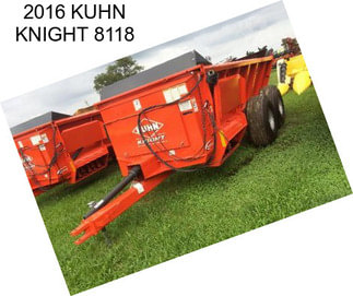 2016 KUHN KNIGHT 8118