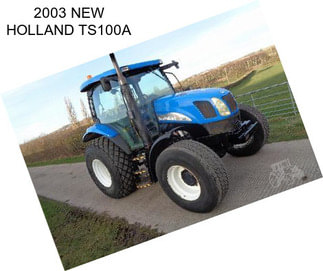 2003 NEW HOLLAND TS100A