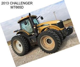 2013 CHALLENGER MT665D