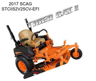 2017 SCAG STCII52V25CV-EFI