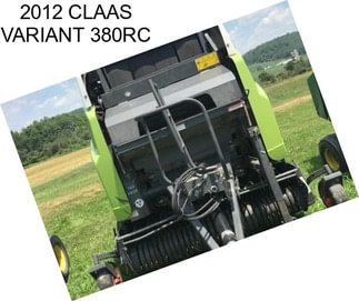 2012 CLAAS VARIANT 380RC