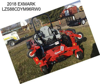 2018 EXMARK LZS88CDYM96RW0