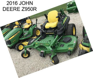 2016 JOHN DEERE Z950R