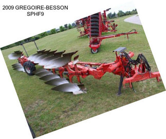 2009 GREGOIRE-BESSON SPHF9