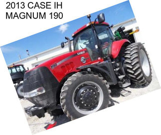 2013 CASE IH MAGNUM 190