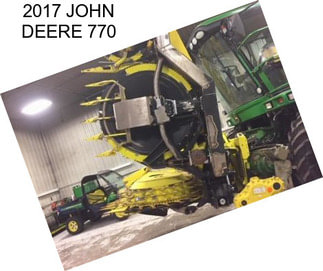 2017 JOHN DEERE 770