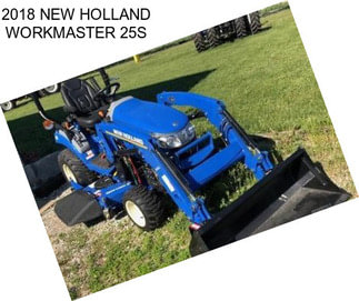 2018 NEW HOLLAND WORKMASTER 25S