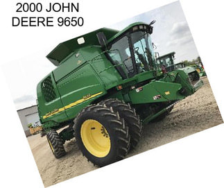 2000 JOHN DEERE 9650