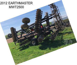 2012 EARTHMASTER MWT2500