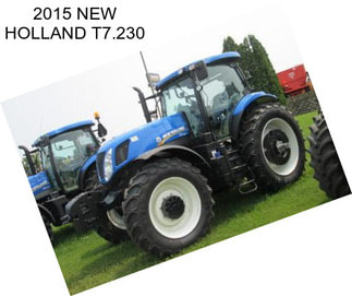 2015 NEW HOLLAND T7.230