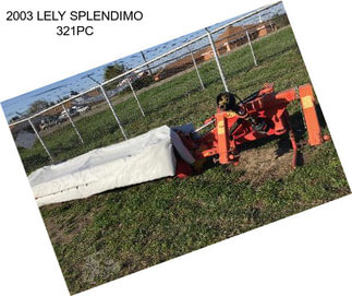 2003 LELY SPLENDIMO 321PC