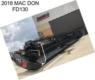 2018 MAC DON FD130