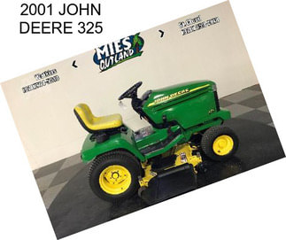 2001 JOHN DEERE 325