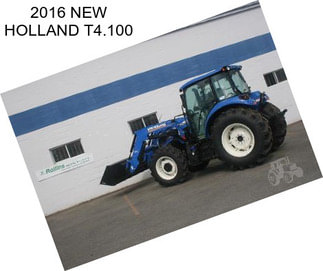 2016 NEW HOLLAND T4.100