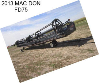 2013 MAC DON FD75