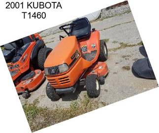 2001 KUBOTA T1460