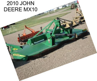 2010 JOHN DEERE MX10