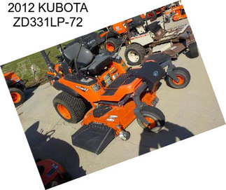 2012 KUBOTA ZD331LP-72