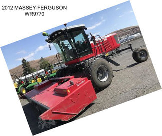 2012 MASSEY-FERGUSON WR9770