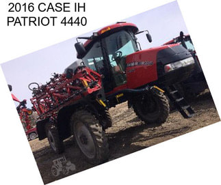 2016 CASE IH PATRIOT 4440