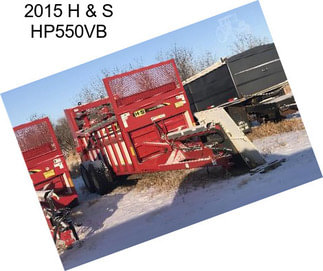 2015 H & S HP550VB