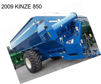 2009 KINZE 850