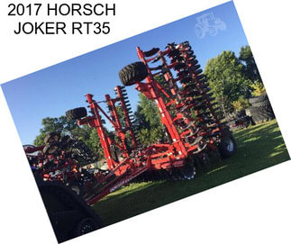 2017 HORSCH JOKER RT35