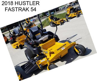 2018 HUSTLER FASTRAK 54