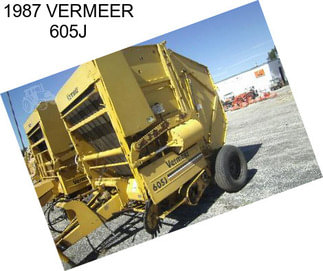 1987 VERMEER 605J