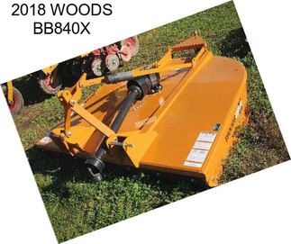 2018 WOODS BB840X