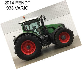 2014 FENDT 933 VARIO