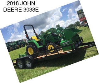 2018 JOHN DEERE 3038E