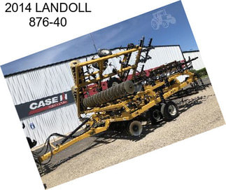 2014 LANDOLL 876-40