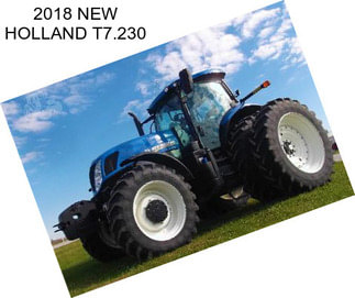 2018 NEW HOLLAND T7.230