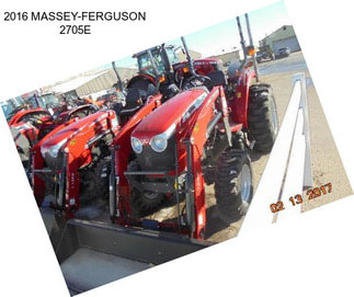 2016 MASSEY-FERGUSON 2705E