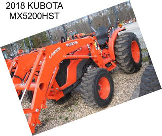 2018 KUBOTA MX5200HST